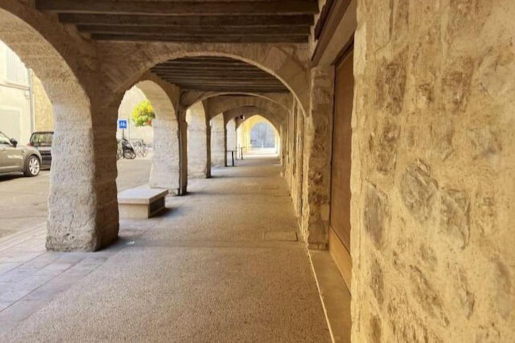 Ferienwohnung Les Arches - Belle Decoration - Wifi - Ac Clim Villeneuve-lès-Avignon Exterior foto